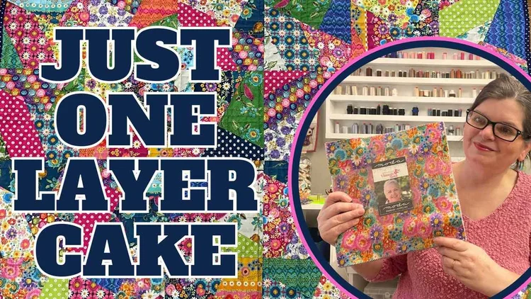 Just One Layer Cake Crazy Quilt — Sew The Distance