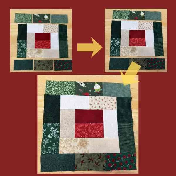 Finishing the potato chip block
