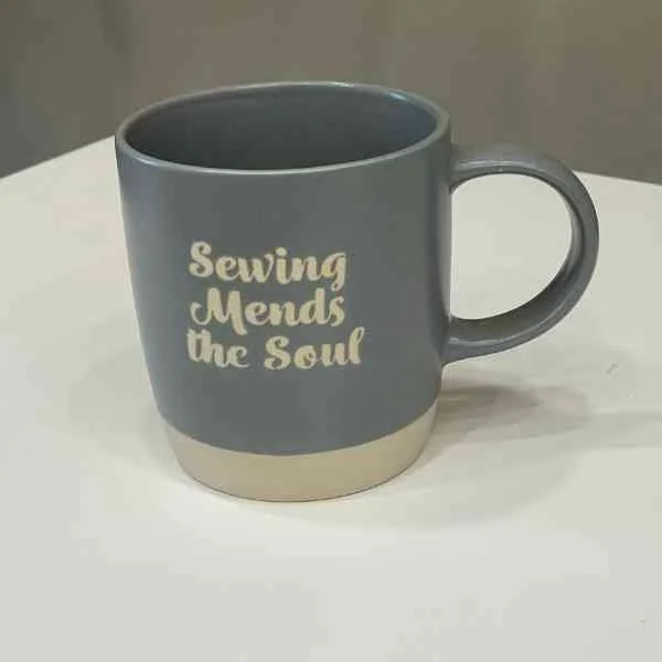 Grey Stoneware Mug