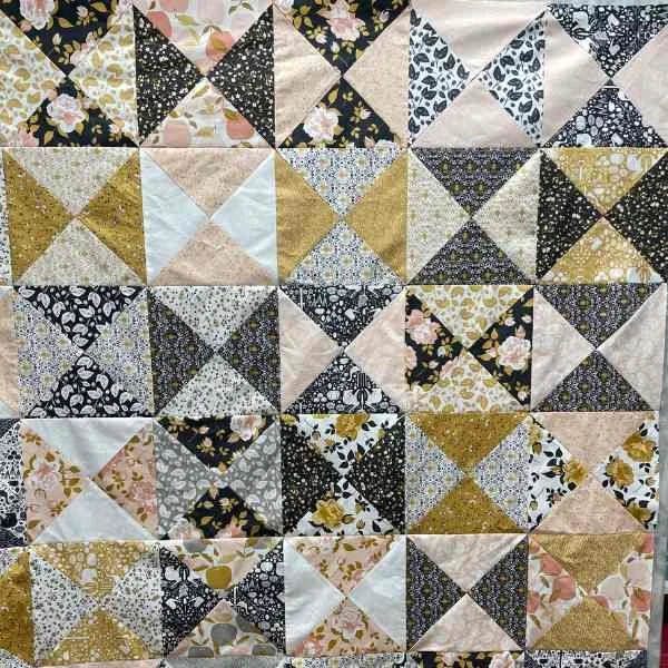 Just One Layer Cake Hourglass Quilt — Sew The Distance