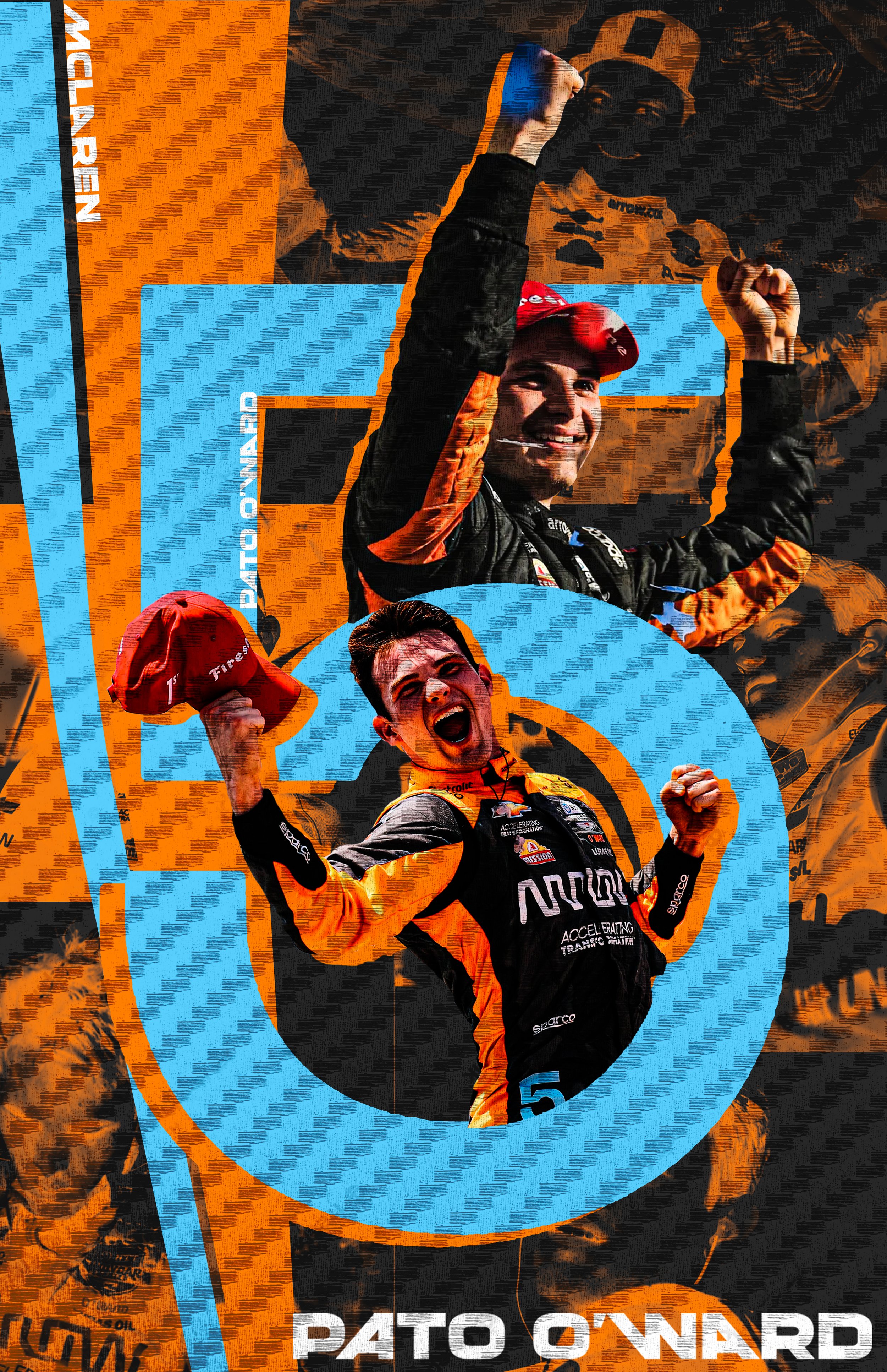 Sports Poster: Pato O Ward INDYCAR