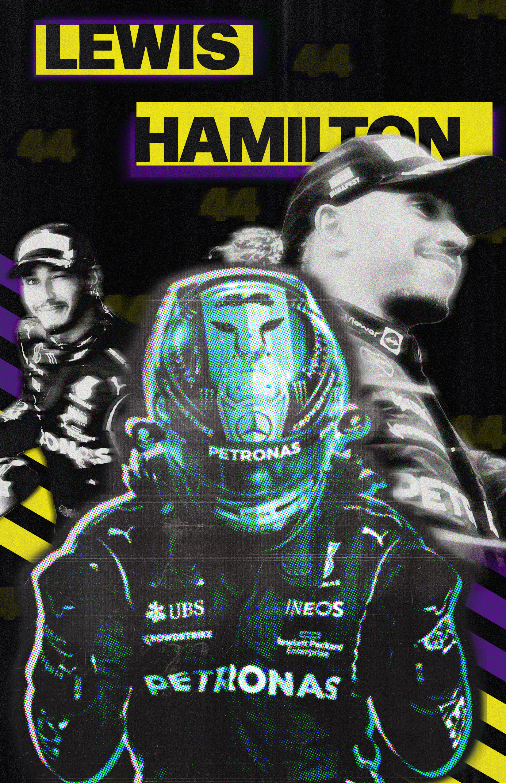 Sports Poster: Lewis Hamilton F1