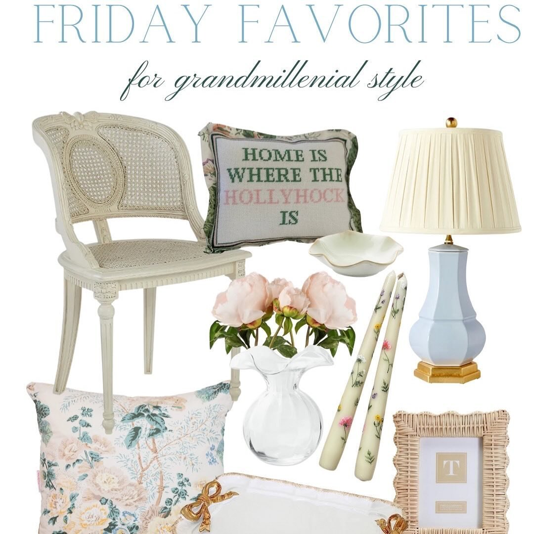 Friday favorites 🩵
.
.
.
Grandmillenial | Grandmillenial style | Cottagecore |Cottagecore style | Home decor | The new southern style | Coastal grandmother | Lee Jofa
⠀⠀⠀⠀⠀⠀⠀⠀⠀
#grandmillenialdecor #grandmillenialdesign #grandmillenialchic #grandmil