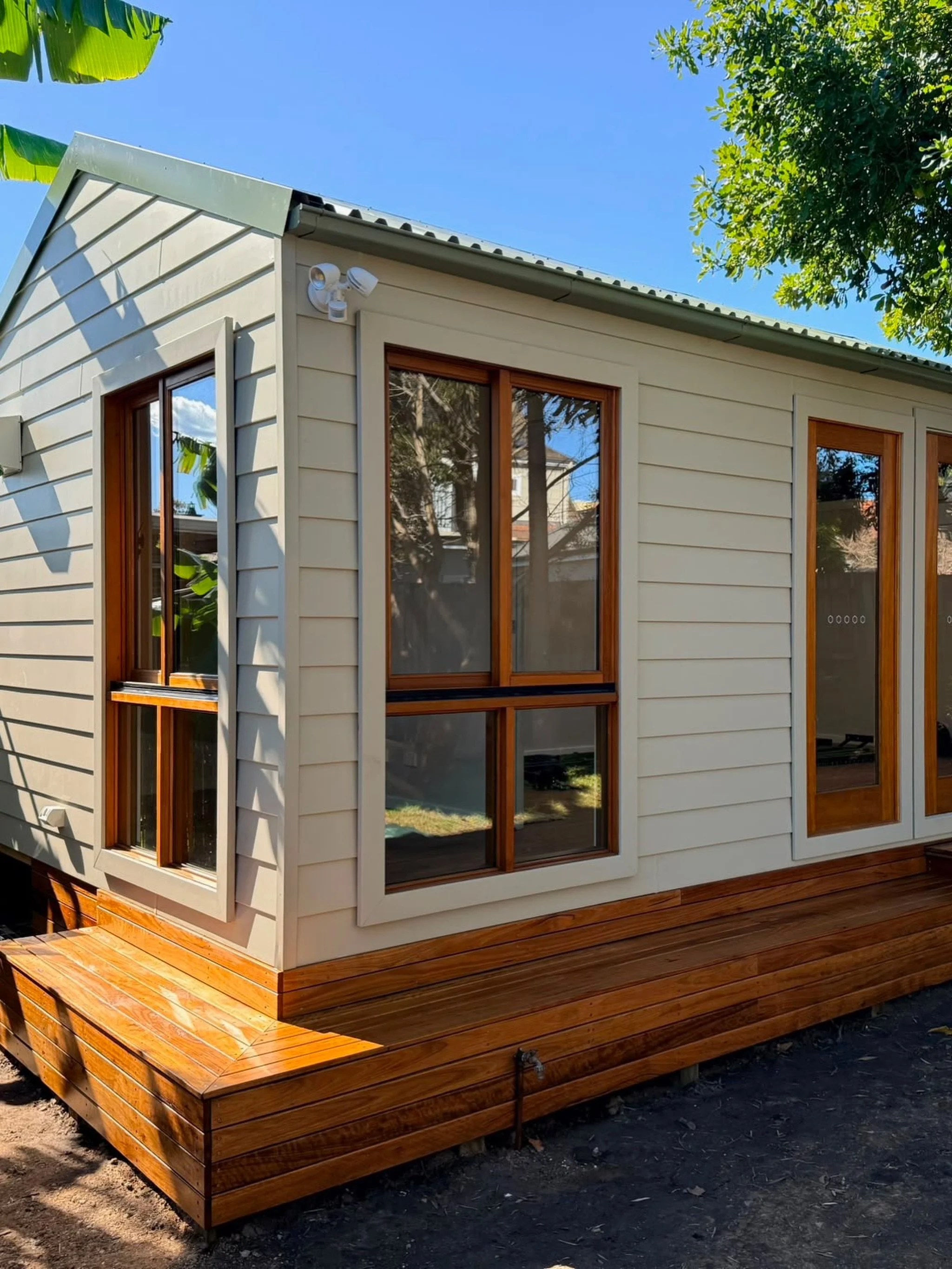 Home office, storage and gym all in one. 🏡

Our Drummoyne cabin, recently featured by @greenspanbuildings, is proof that a well designed space can do it all.

A versatile addition that&rsquo;s built to last and ready for whatever you need.

📩 DM us
