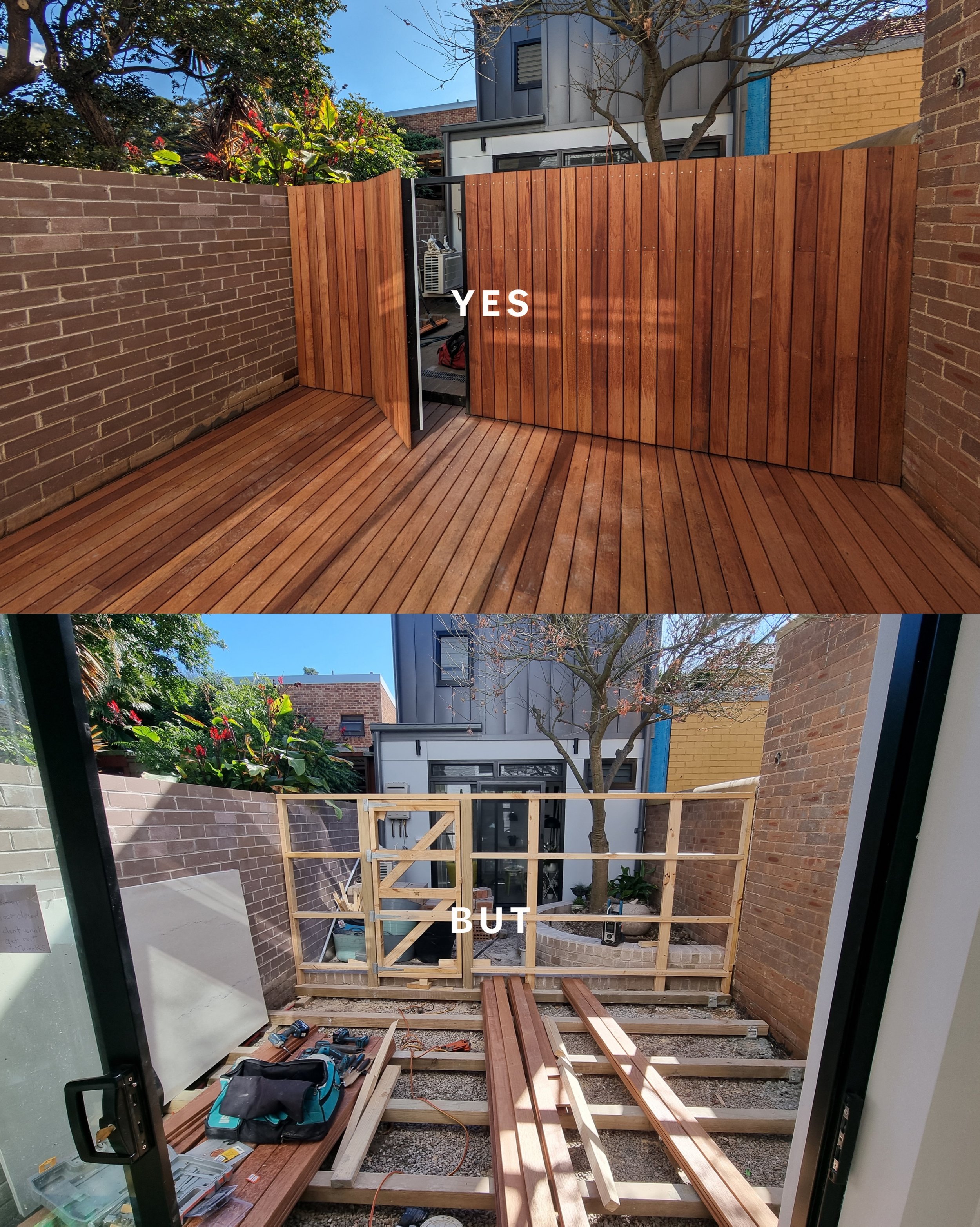 Yes, but.. let&rsquo;s rewind. ⏪

Swipe to see how our project came together.

 📩 DM us to get started.
📞 Rhys: 0405 273 357 
✉️ rhys@shorecan.construction 

#shorecanconstruction #homerenovations #homeextensions #sydneybuilders