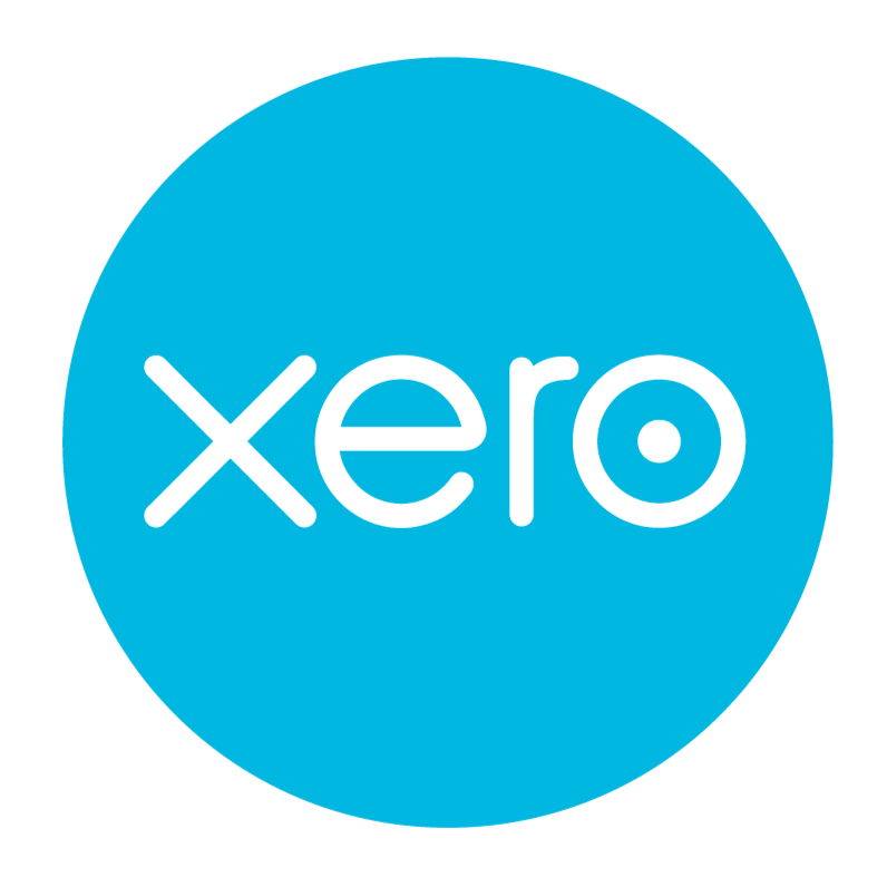 Xero logo displayed on the Shore Can Construction website, indicating use of Xero accounting software for financial management and invoicing.