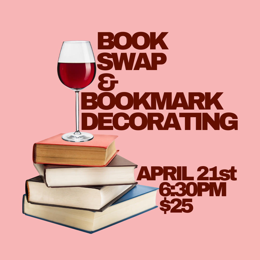 Book Swap + Bookmark Decorating