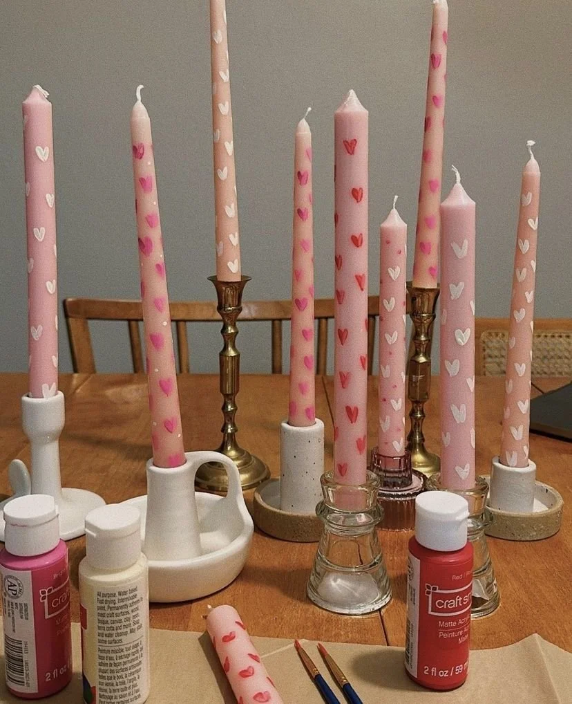 Set your Galentine's/Valentine's Table - Handmade Decor Night