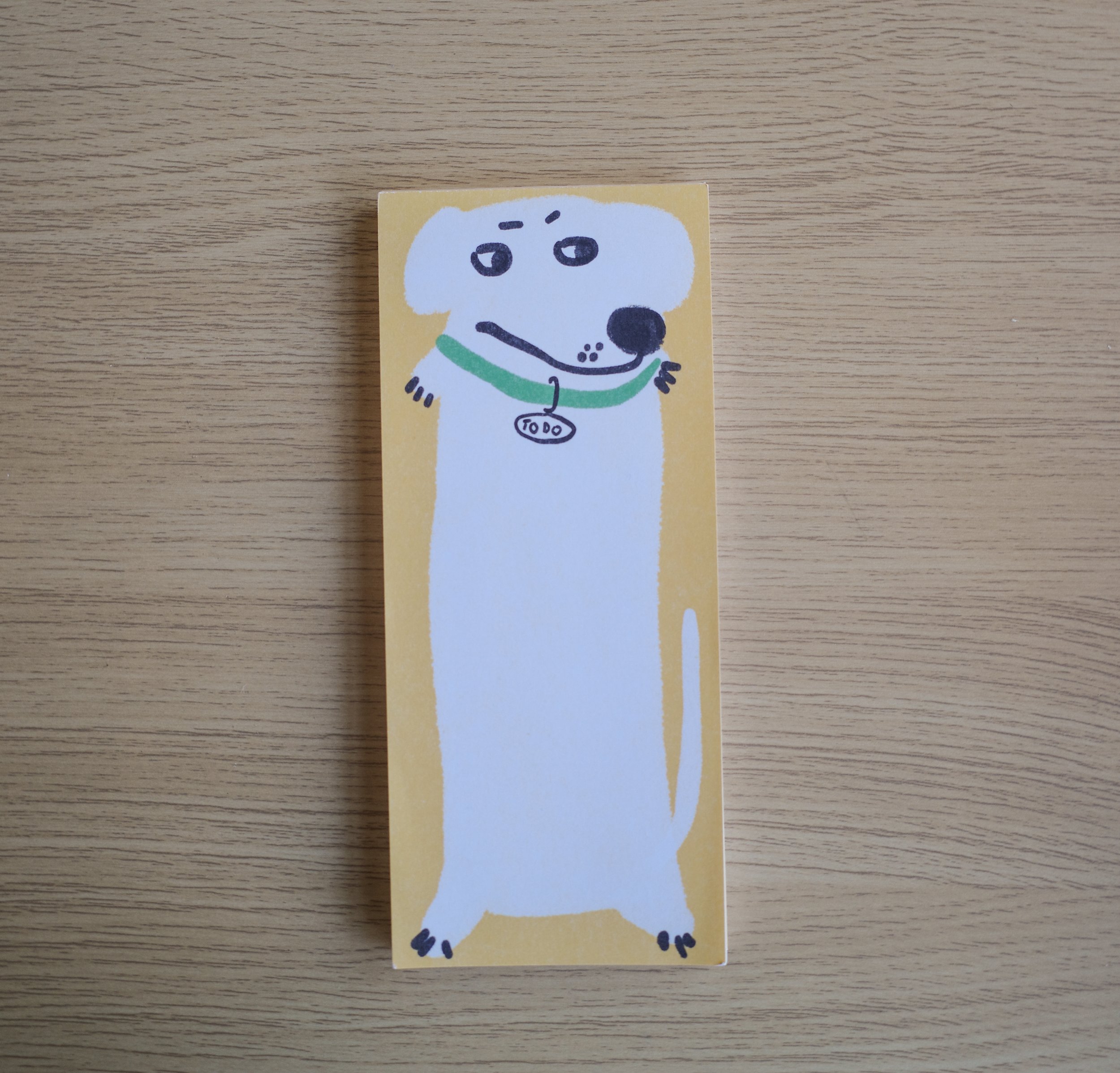 WHITE DOG NOTEPAD