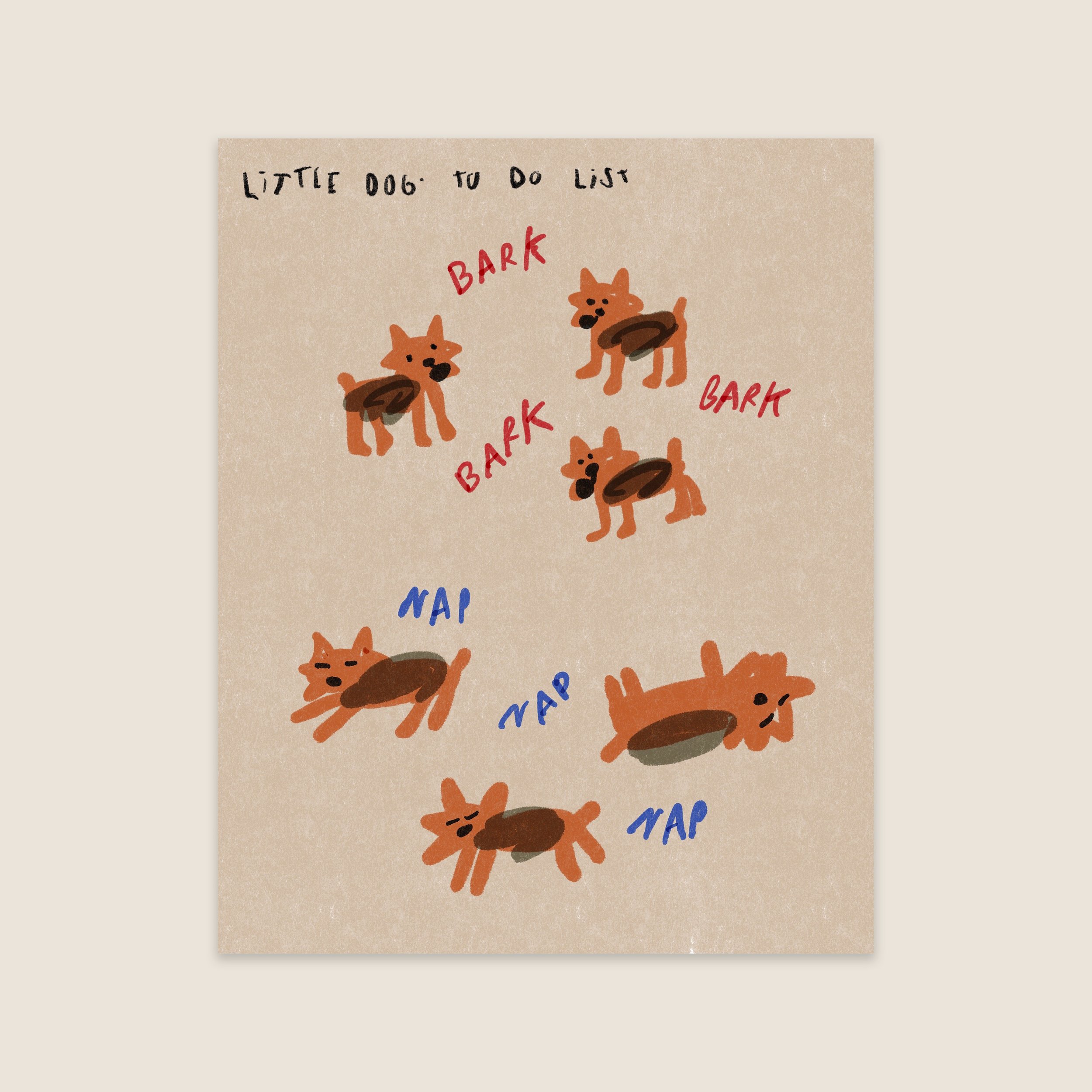 BARK BARK BARK NAP NAP NAP