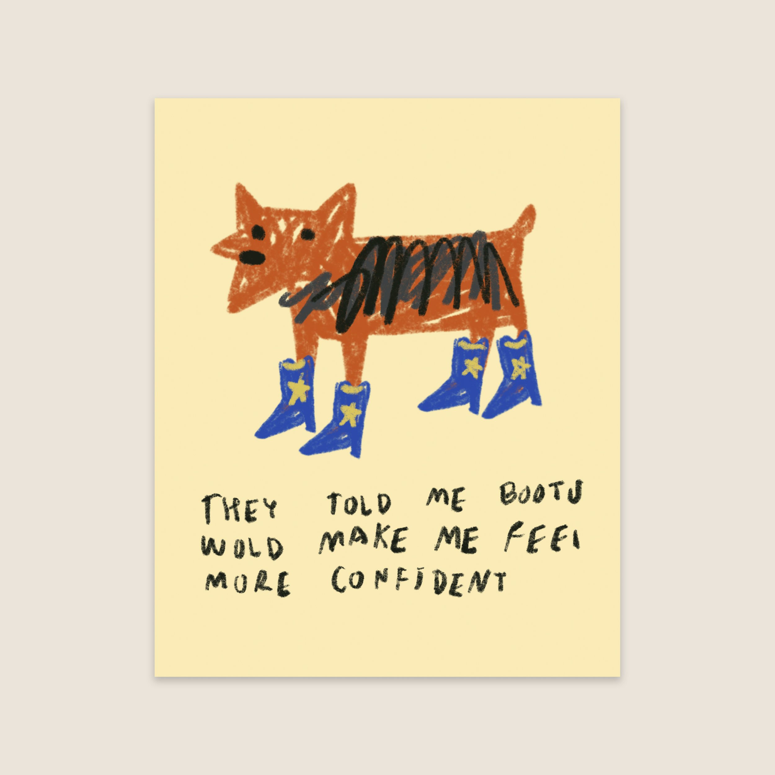 WEARING BOOTS