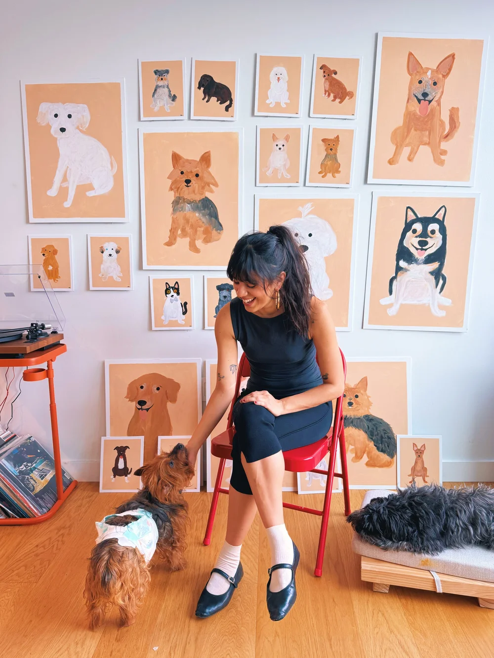 CUSTOM Media Pet Portrait - SHIPPING JUNE 3RD — Andrea Cáceres