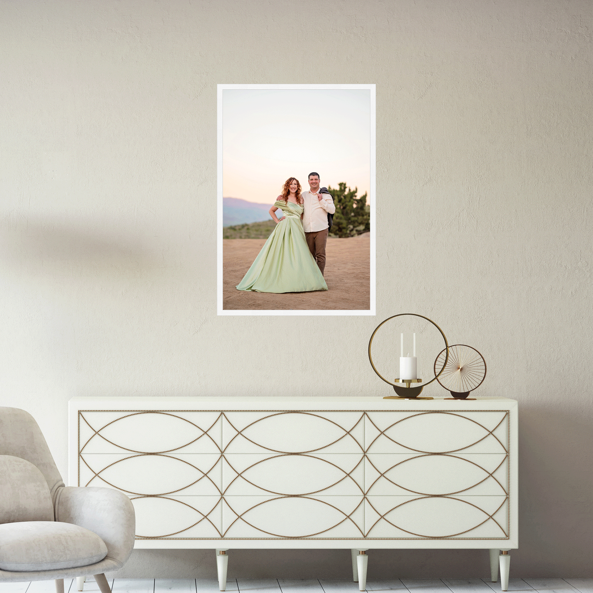 the photo shows multiple couples who are happy and in love in picture frames