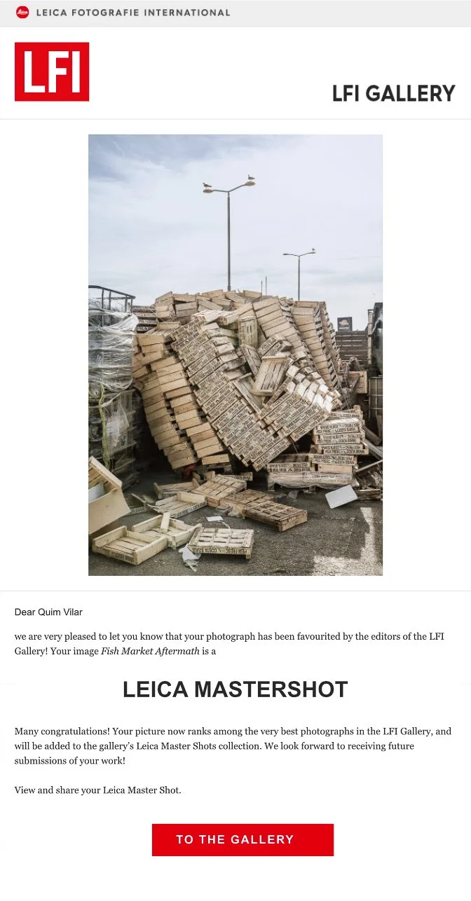 Leica Fotografie International Gallery Mastershot. Fish Market Aftermath