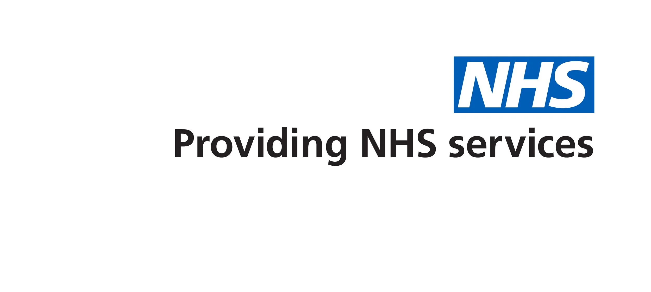 NHS services badge
