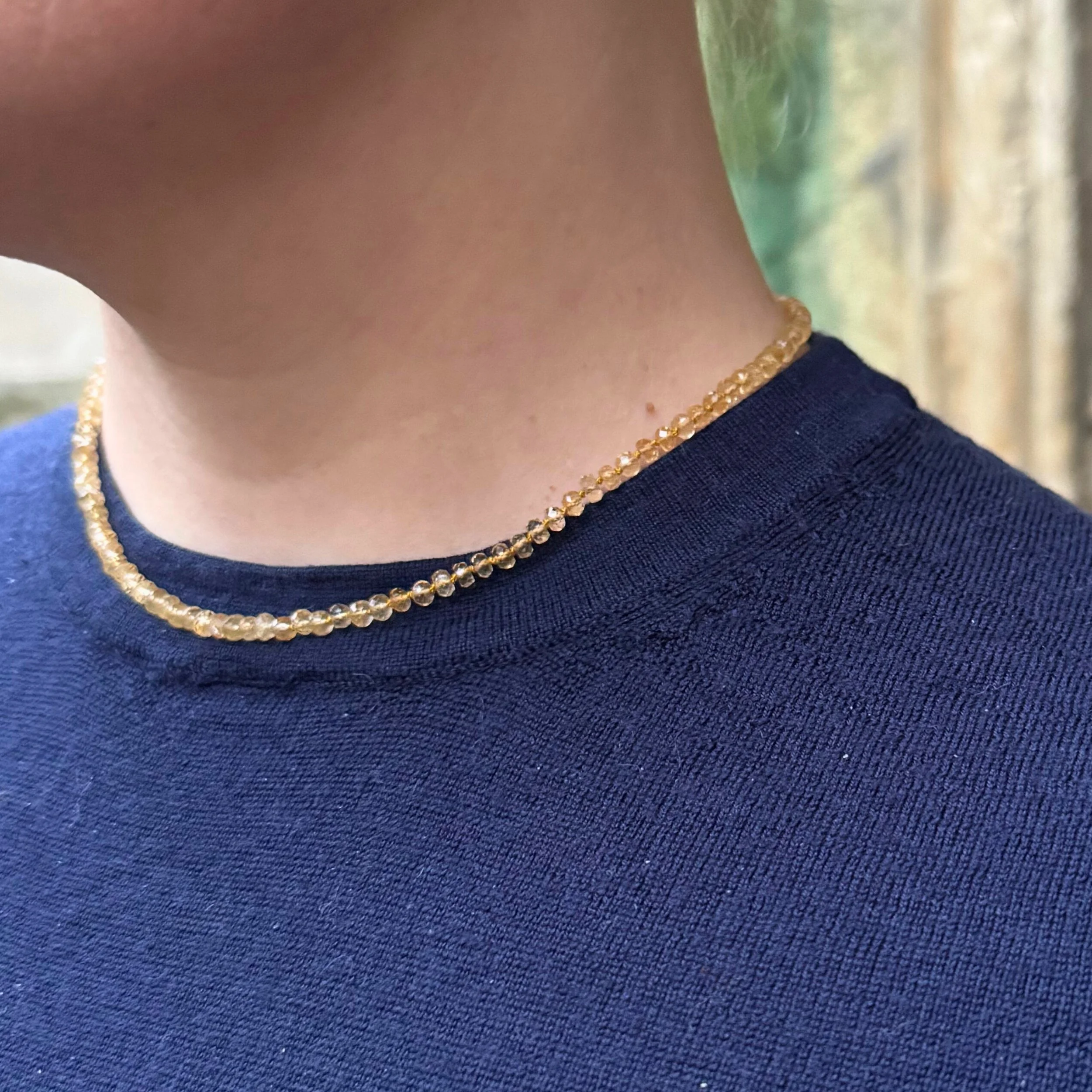 Joy Citrine Gemstone Necklace