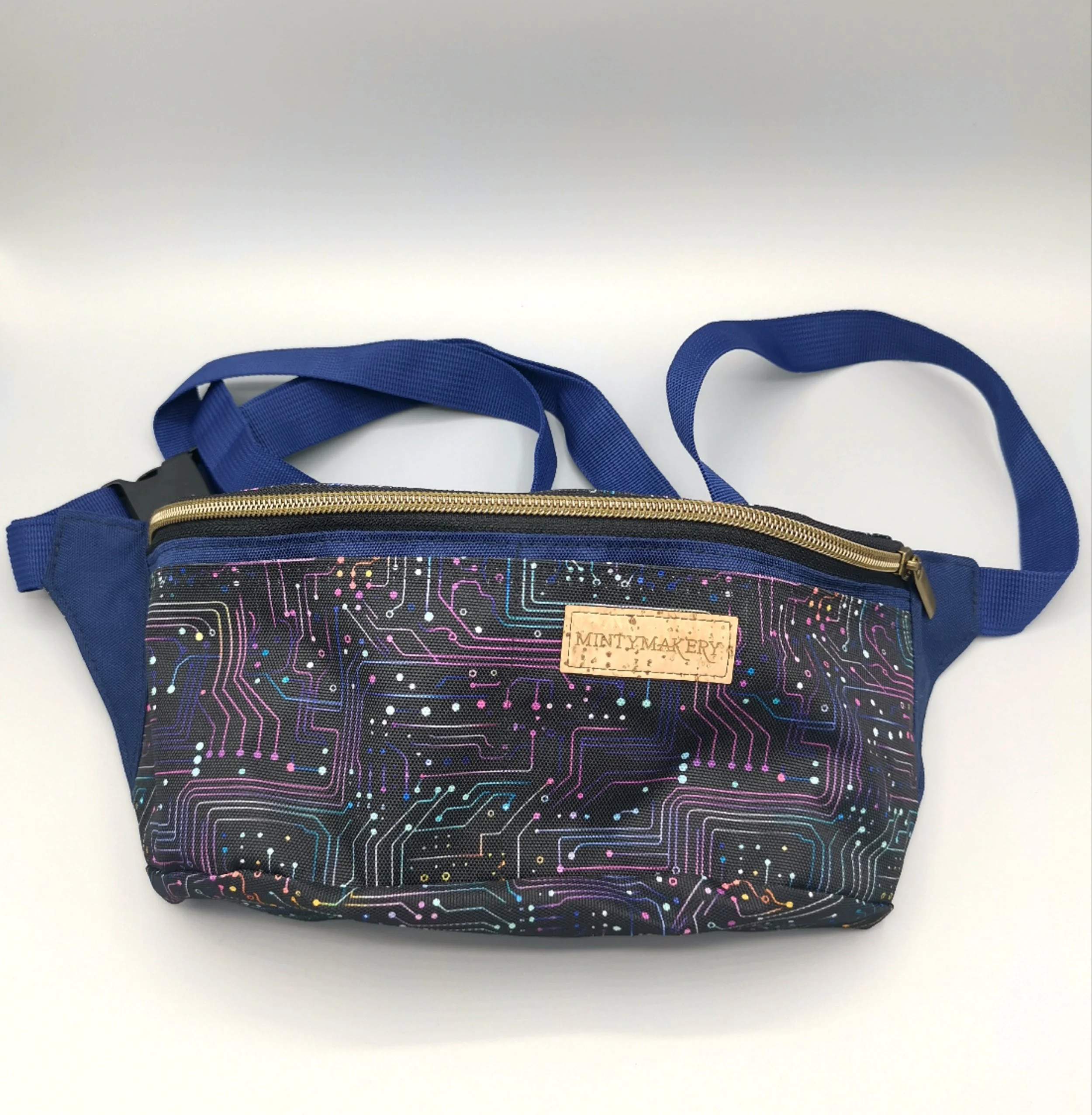 Neon Circuit Waist Bag