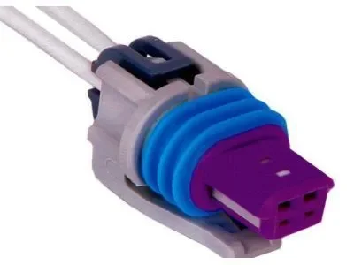 GM ACDelco 88987993 2-pin female pigtail connector used for wiring the 4L80E Input Speed Sensor (ISS).