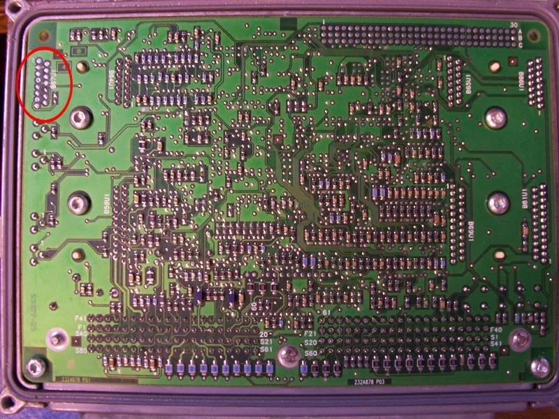 GM PCM circuit board without pins through board for IAC driver - NOT compatible with cable throttle