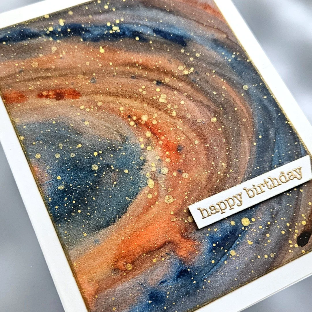 Simple Watercolour Techniques - Concentric Ovals