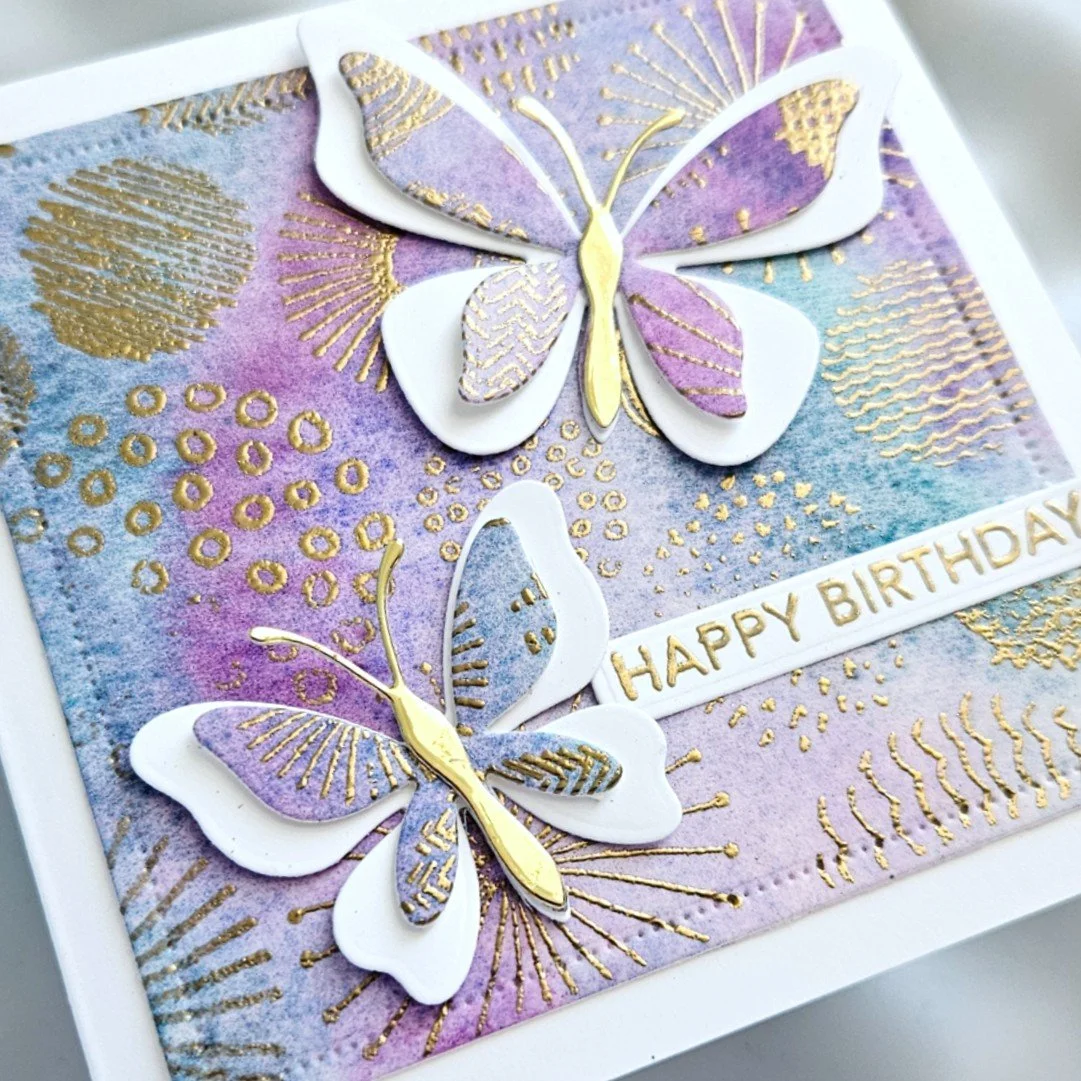 Embossing and Watercolour: Better Together!