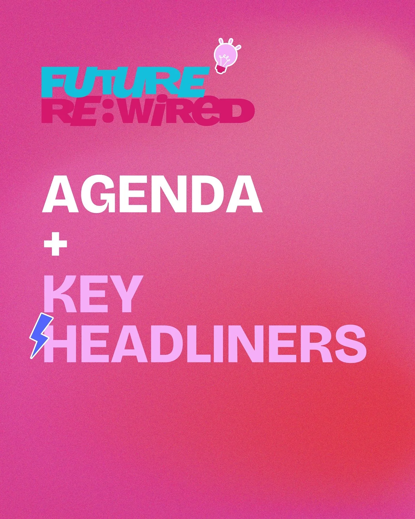 We all wonder about the future sometimes.
What will work look like? How do we keep up when AI keeps moving so fast?

That&rsquo;s what Future Re:Wired is about.. a full day to explore, learn, and try things for yourself.

You&rsquo;ll get to:
✨ Sit w