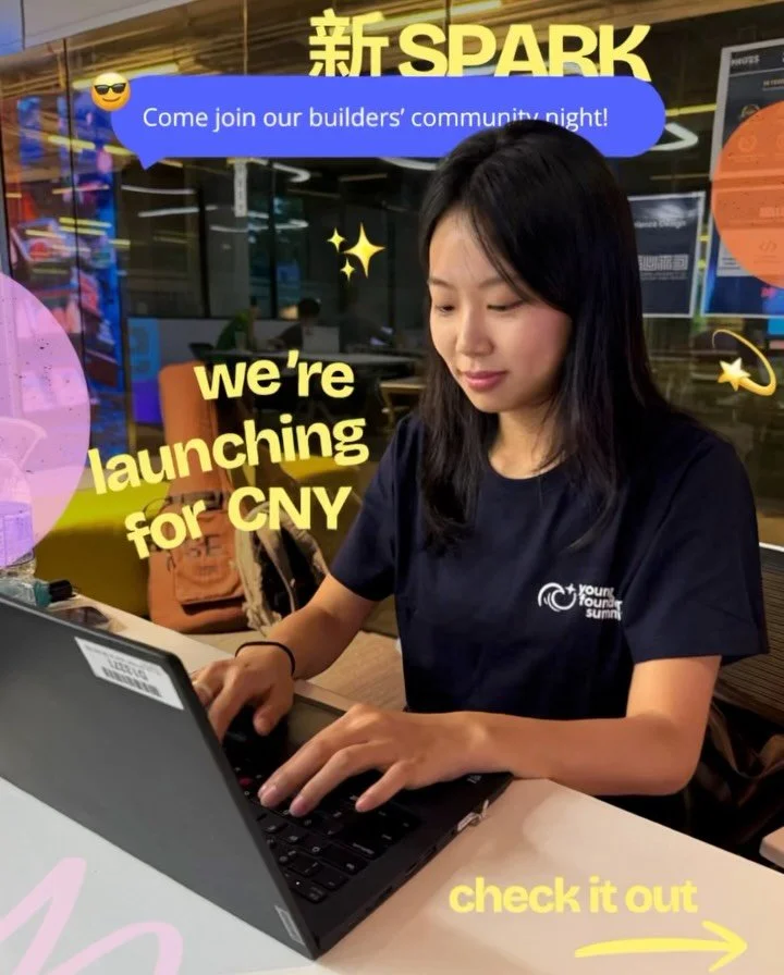 𝐒𝐩𝐚𝐫𝐤𝐬 𝐒𝐨𝐜𝐢𝐚𝐥: 新 𝐒𝐏𝐀𝐑𝐊

新 SPARK is a community night for youth founders and builders to reset, reconnect, and design how they want to show up in 2026.

If you&rsquo;re building something new, or know you want to build but need the ri