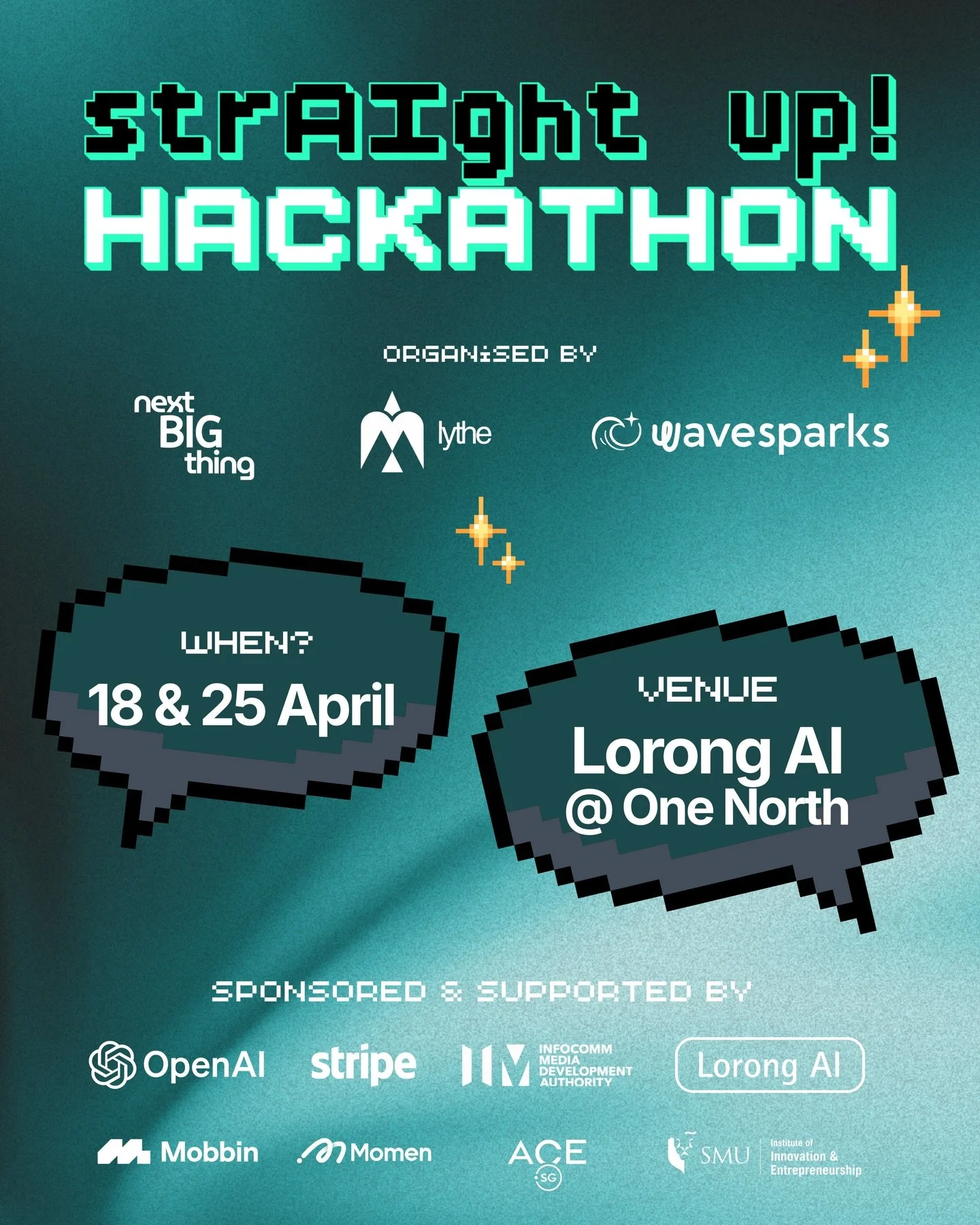 The Future of AI is 𝐬𝐭𝐫𝐀𝐈𝐠𝐡𝐭 𝐮𝐩! 🚀

Ready to build? Whether you&rsquo;re a pro dev or a "vibe coder," 𝐬𝐭𝐫𝐀𝐈𝐠𝐡𝐭 𝐮𝐩! 𝐇𝐚𝐜𝐤𝐚𝐭𝐡𝐨𝐧 is for you. Join a community of young innovators (ages 15&ndash;25) turning bold idea