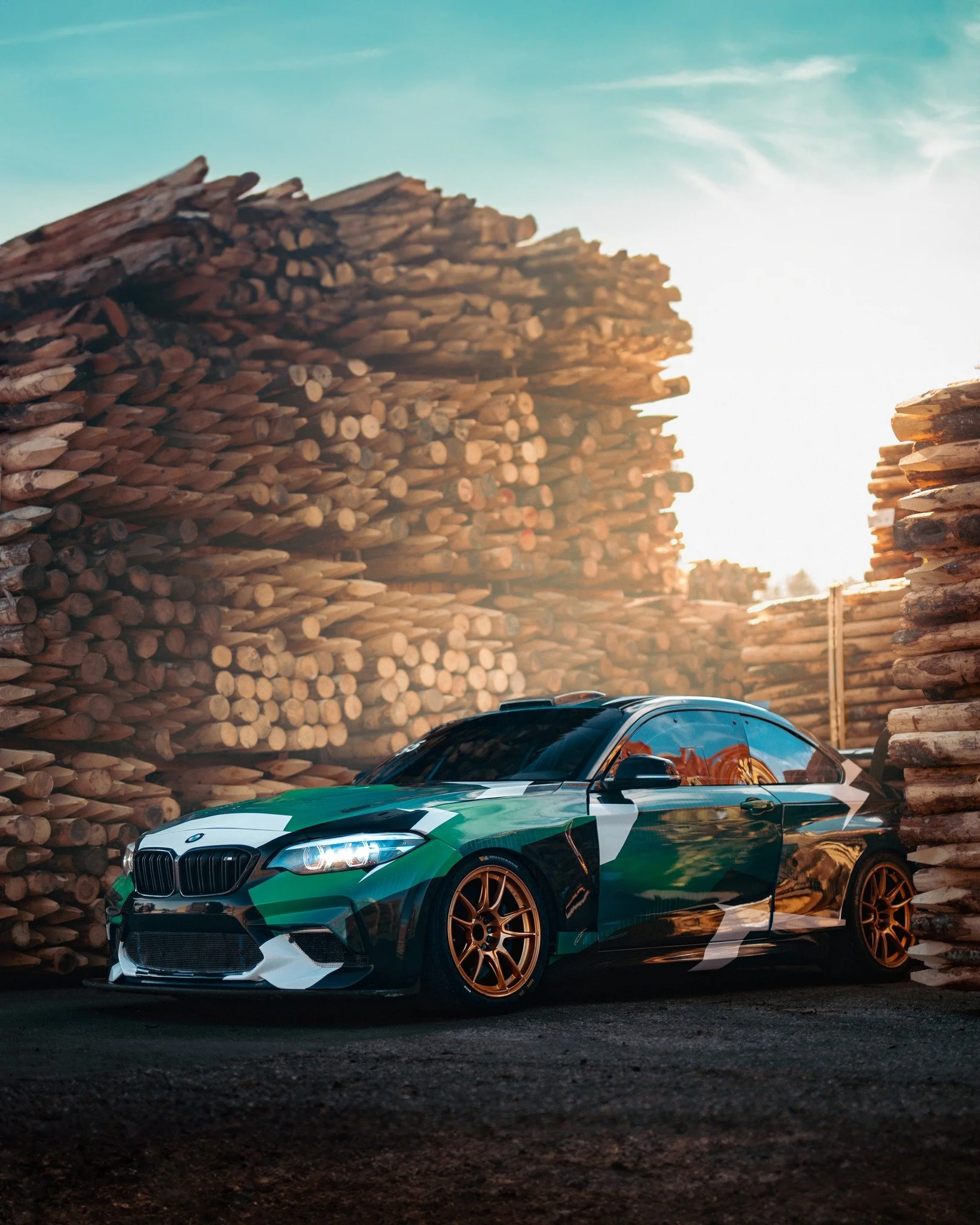 BMW M240i wrapped in the beautiful northern light colors 💚🩵 
I made so damn many amazing pics of this car during the shoot, I have to split it into 3 posts. Hope you guys don't mind. (Probably not 😜) So here's 1/3. Enjoy!
.
.
#bmwm240i #bmwm240ira