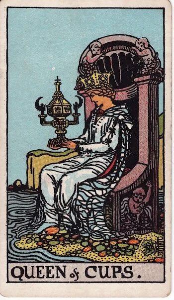 Queen of Cups Tarot Meaning: Emotional Intelligence, Intuition &amp; Compassionate Power