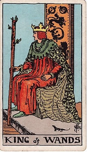 King of Wands Tarot Meaning: Vision, Leadership &amp; The Fire That Builds