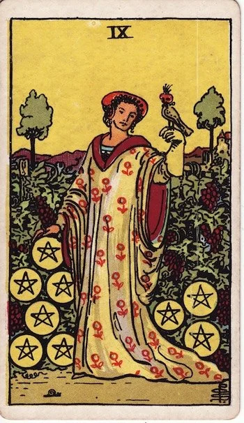 Nine of Pentacles Tarot Meaning: Abundance, Independence &amp; Grace