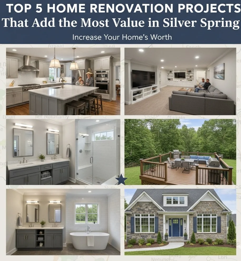 Top 5 Home Renovation Projects That Add the Most Value in Silver Spring