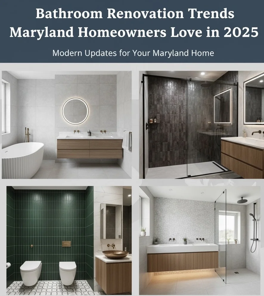Bathroom Renovation Trends Maryland Homeowners Love in 2025