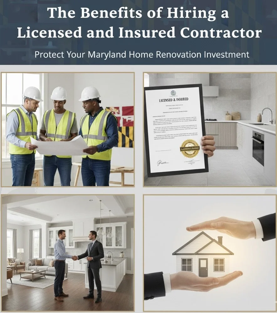 The Benefits of Hiring a Licensed and Insured Contractor in Maryland