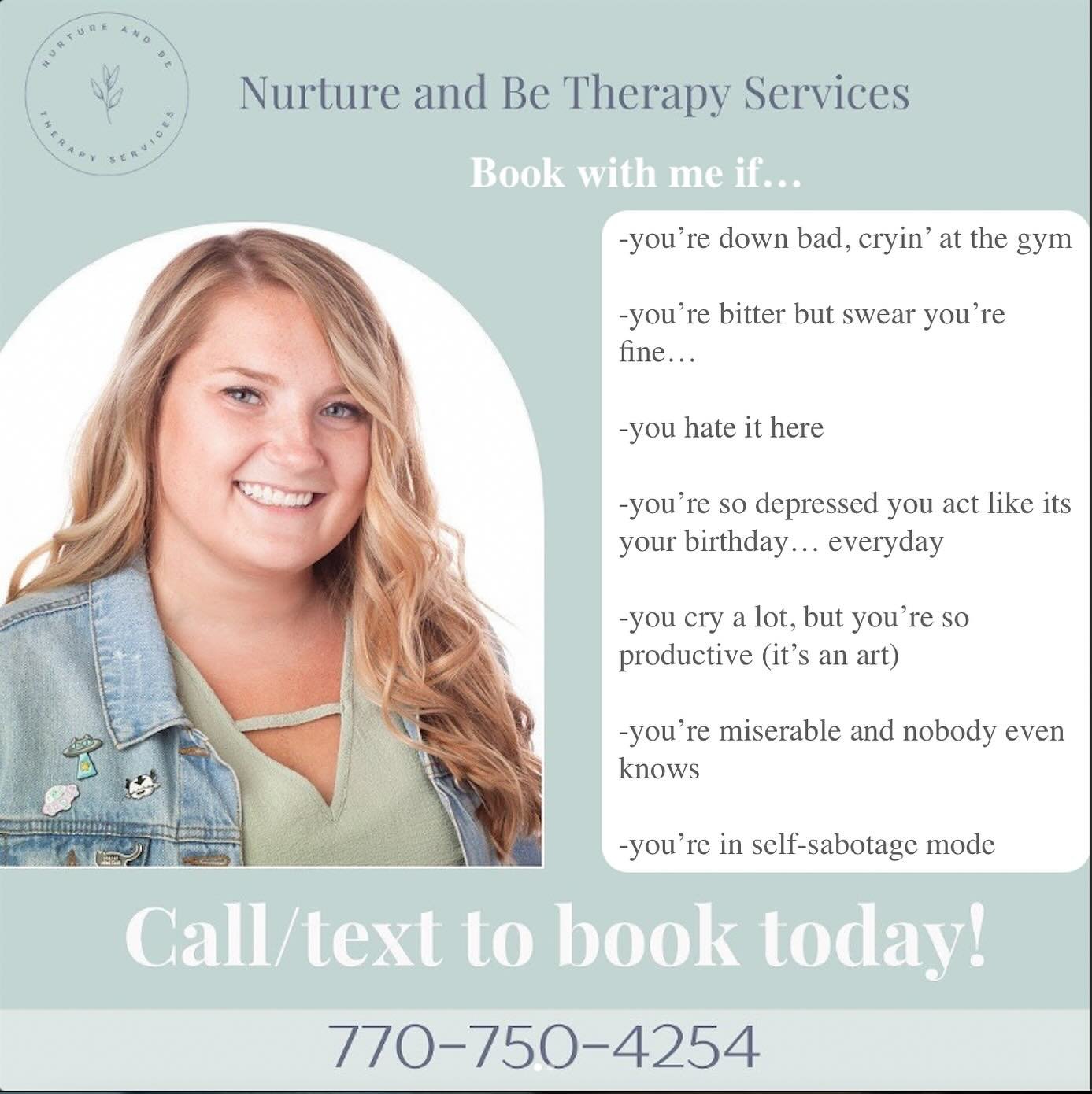 From one of our therapists, Candice! 

&ldquo;Need a therapist who speaks fluent Taylor Swift? Look no further! From decoding &lsquo;Bad Blood&rsquo; to finding your &lsquo;Wildest Dreams,&rsquo; I&rsquo;ve got you covered. Book with me for laughs an