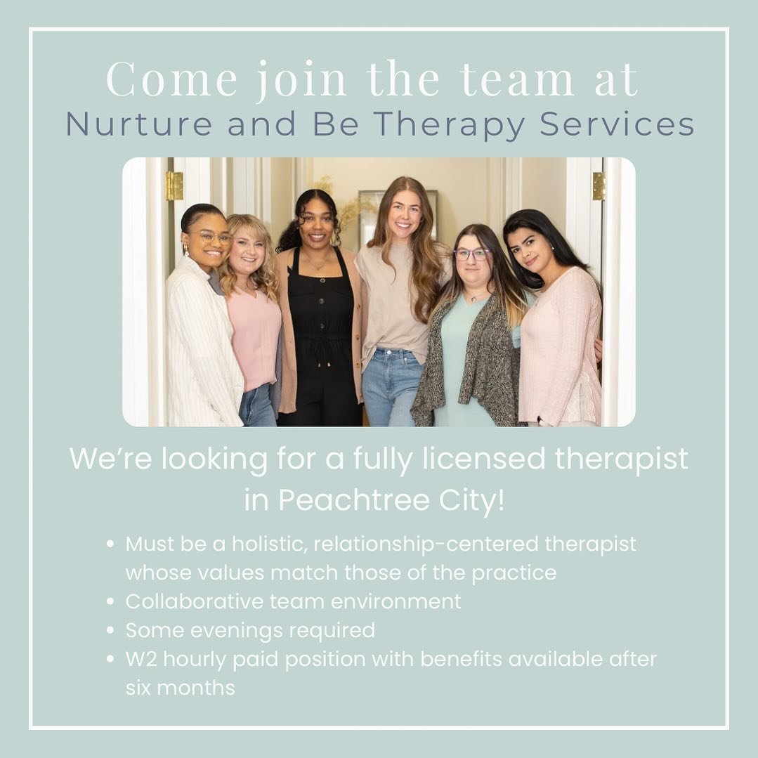 Come hang out with us!! 

Email for more info &amp; apply here: https://nurtureandbe.com/join-our-team