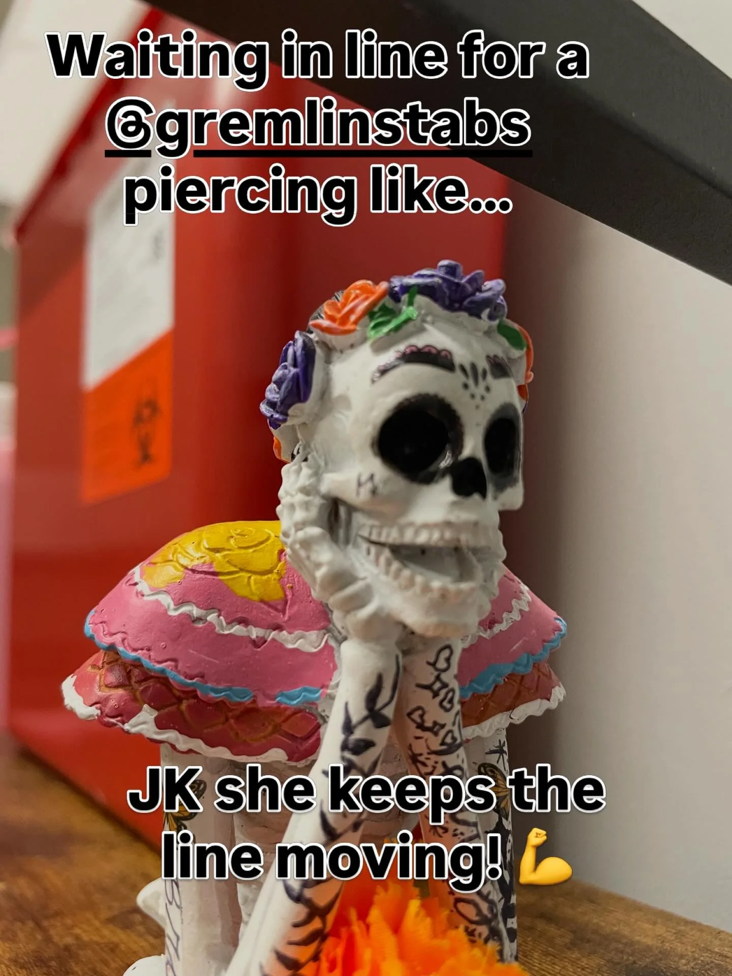 Welcome, @gremlinstabs 🌈🙌🙌🙌🙌🙌 A #piercing from Maya is about 50% off this opening weekend! Come get stabbed! Walk-ins all weekend! If you would rather book an appointment, the link is in the comments.