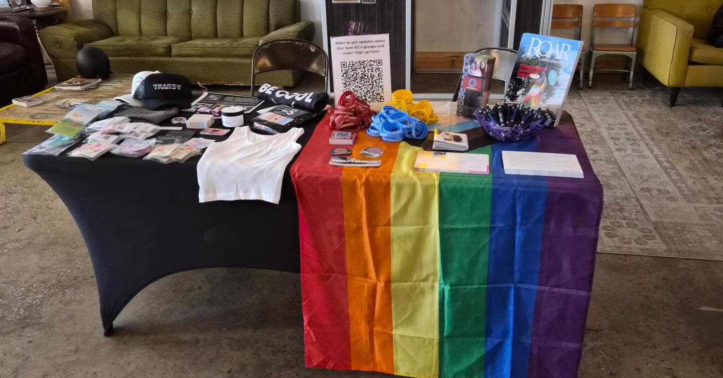 Come see us at the @thisisourskc event happening today 🙌🌈 We are sharing a table with @ourspotkc 🏳️&zwj;🌈🏳️&zwj;⚧️