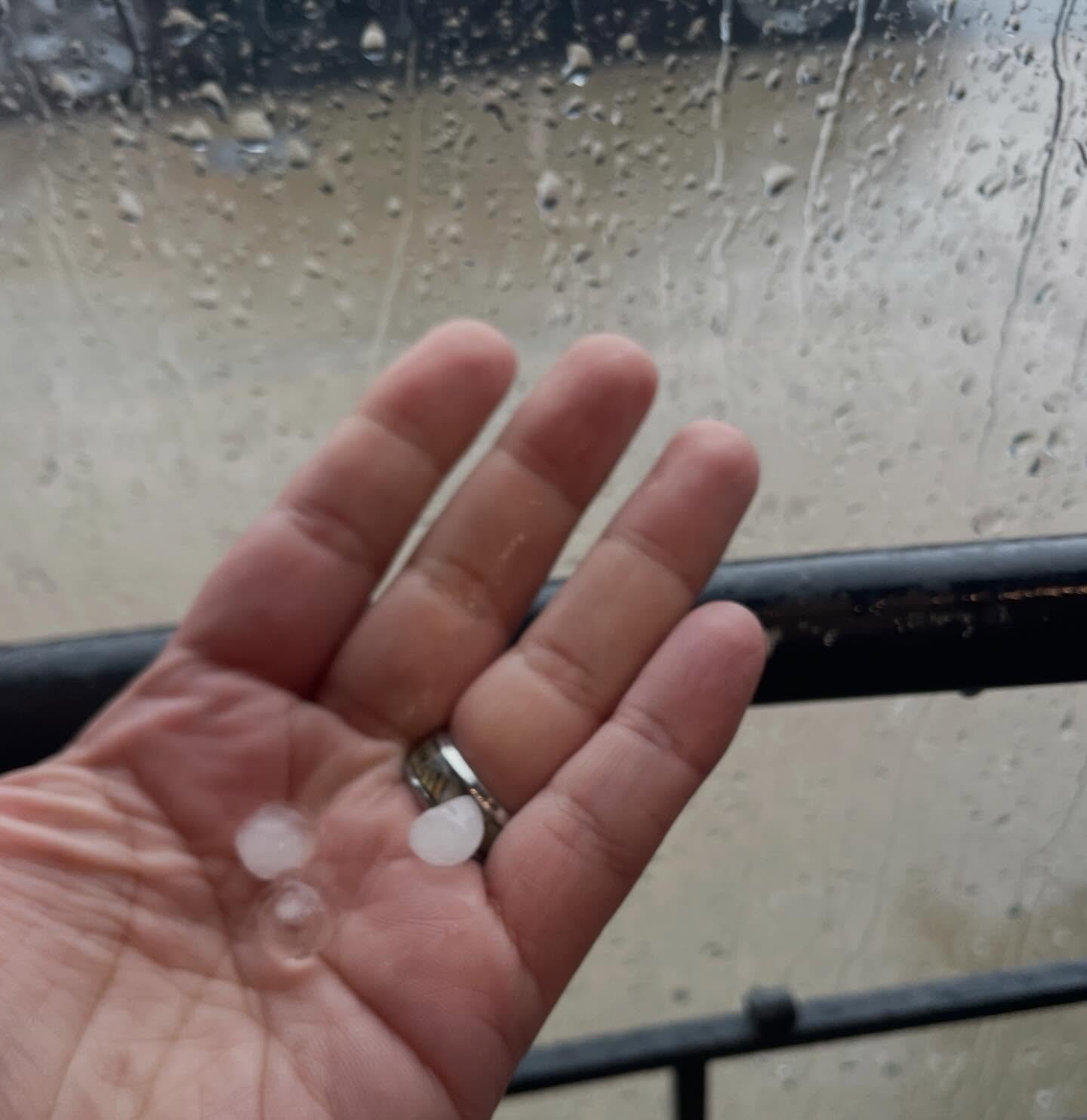 What the #hail 😲 Stay safe out there, fam!