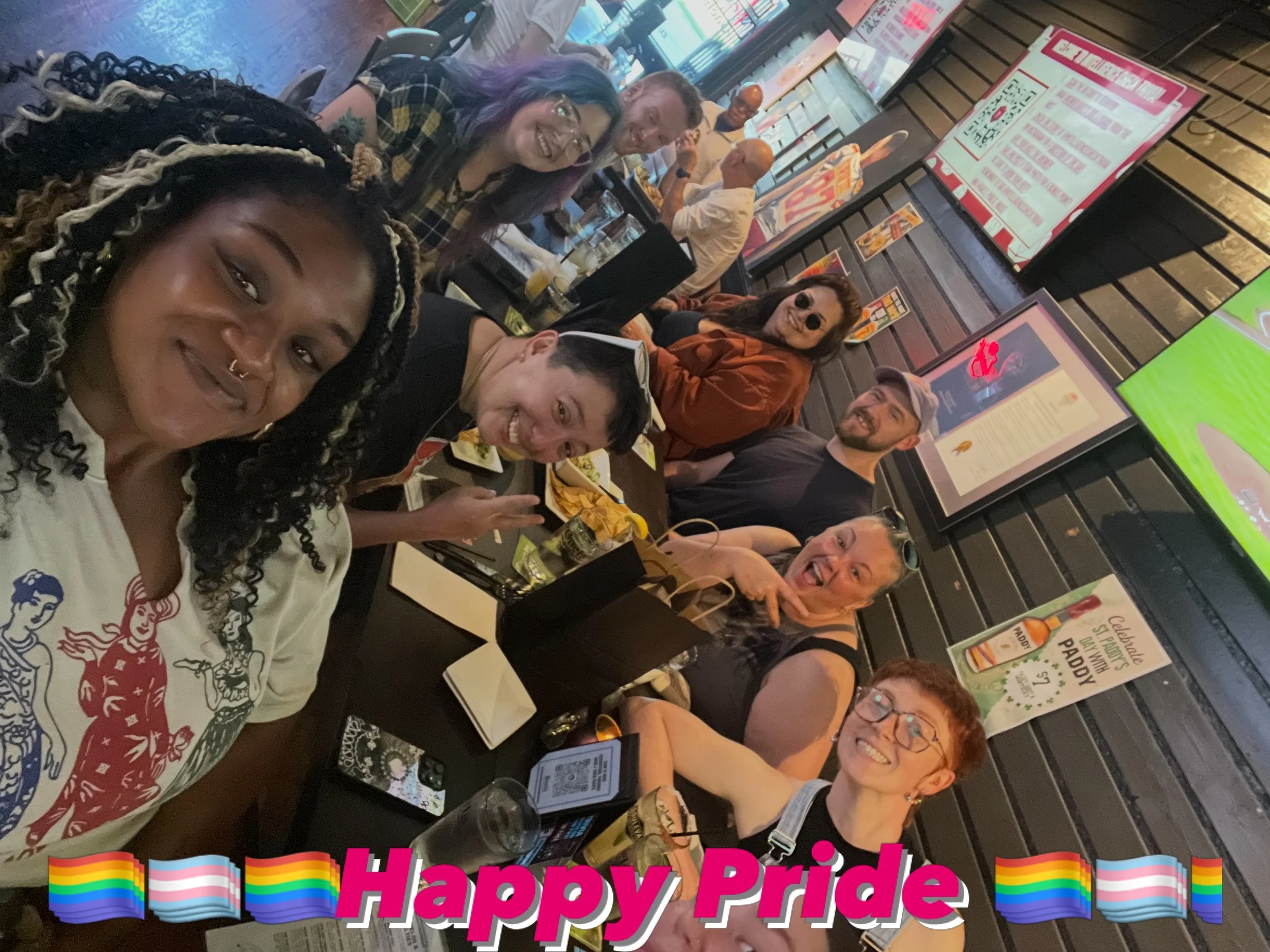 Team kicked off Pride at Gael&rsquo;s with Trivia night! Team name&hellip; THE INQUEERSITION!