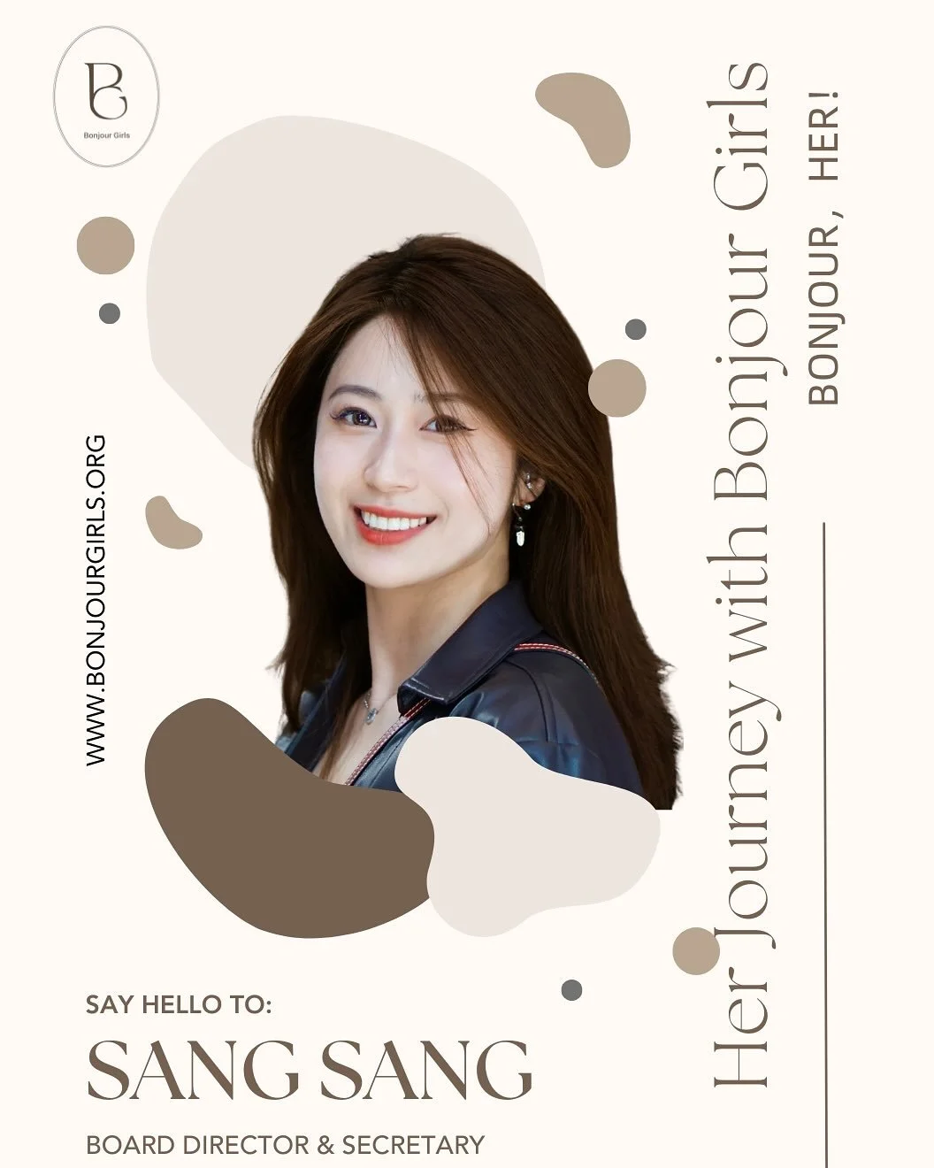 🌸 Why Did We Build an All-Women Community in NYC?
Because every woman deserves a space to grow, dream, and feel seen. ✨
👩‍⚖️ Meet Sang Sang — the heart & soul of Bonjour Girls! @pepper_sang 
From corporate law in China to chasing new