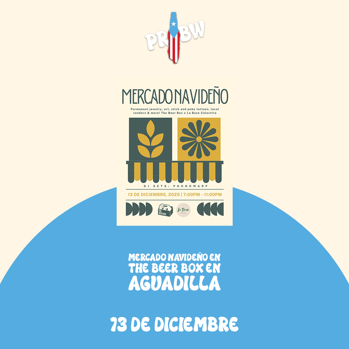 Mercado Navideño en The Beer Box en Aguadilla