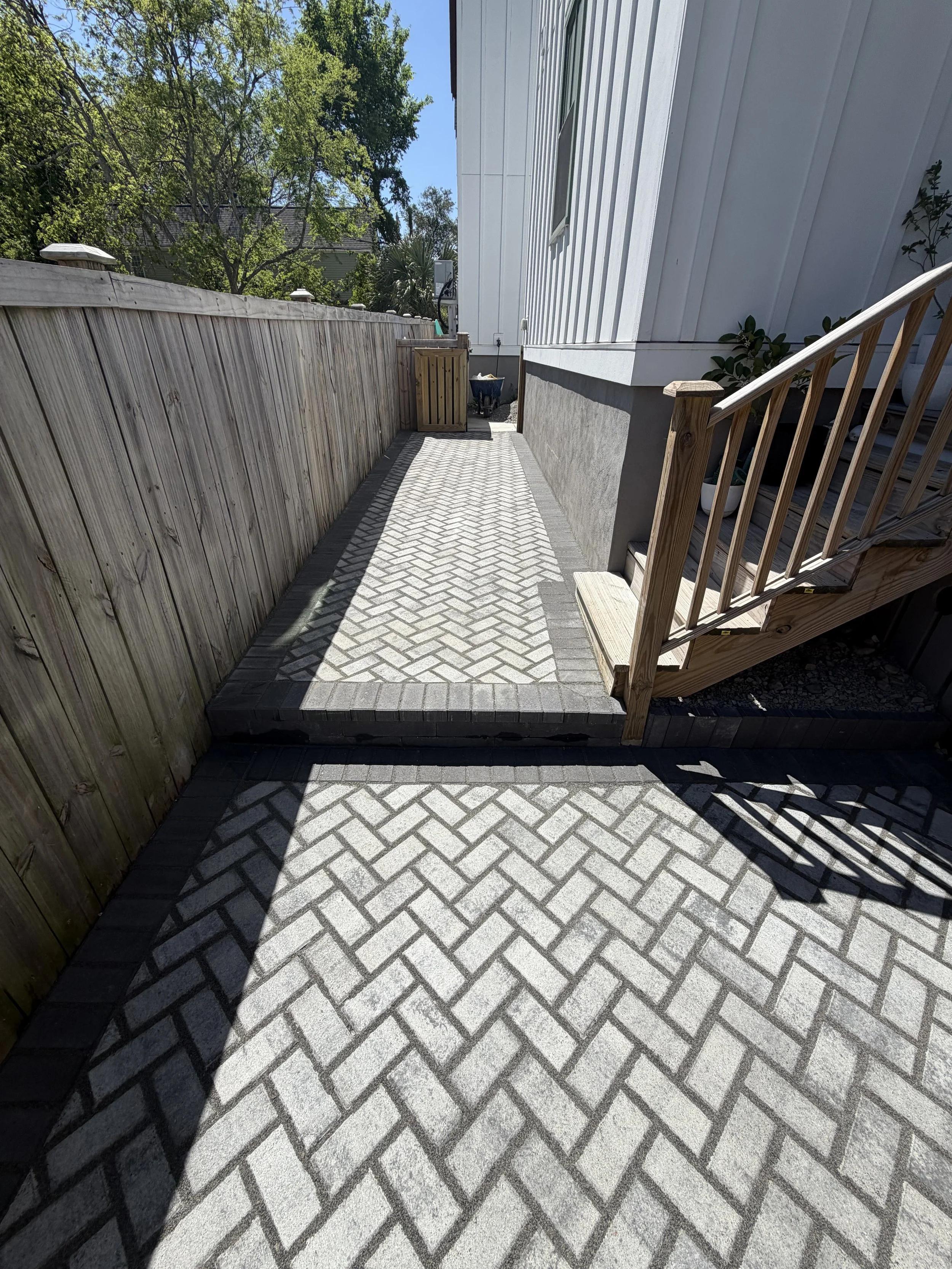 Permeable Paver Walkway