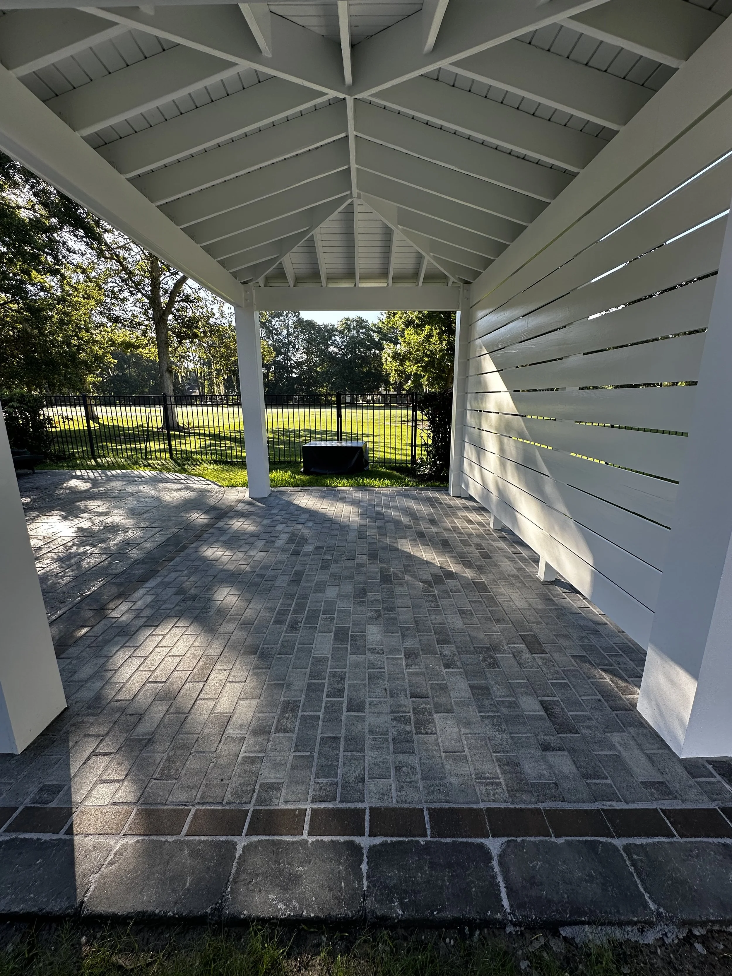Pergola with Paver Patio