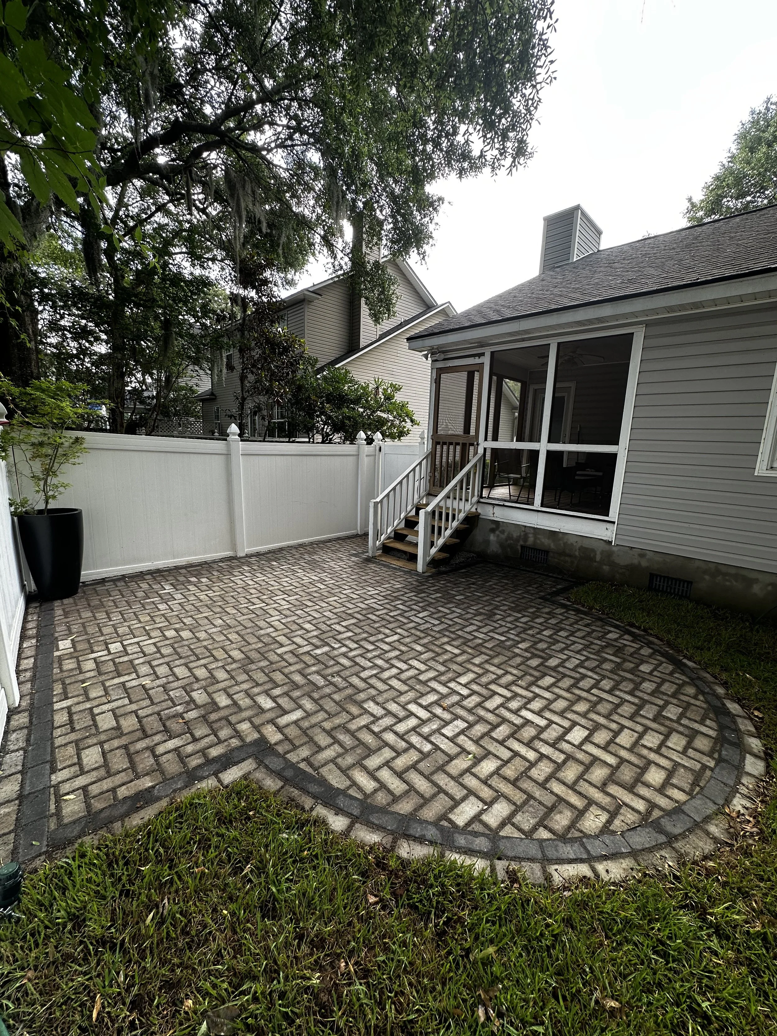 Permeable Paver Patio