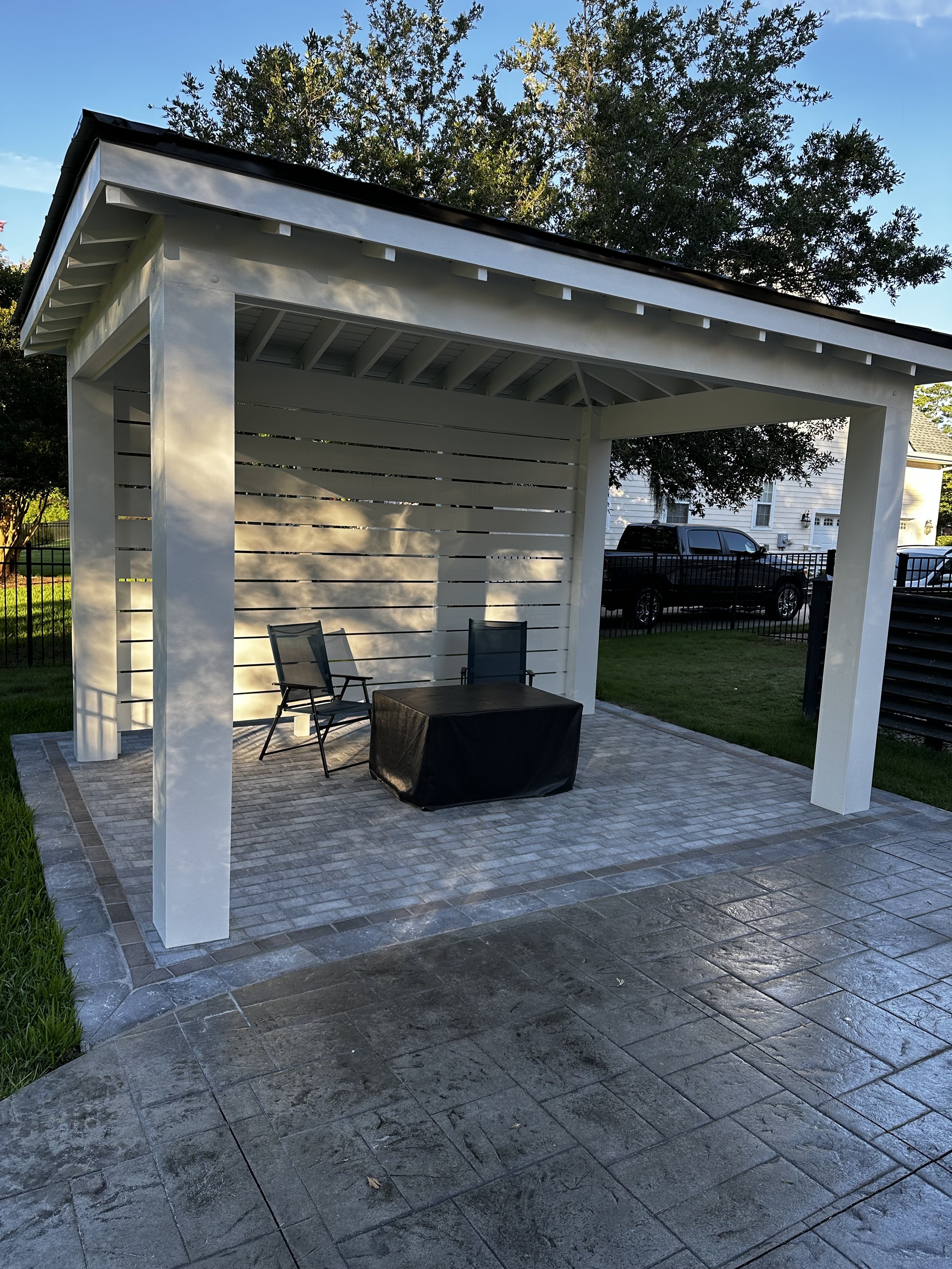 Pergola with Paver Patio