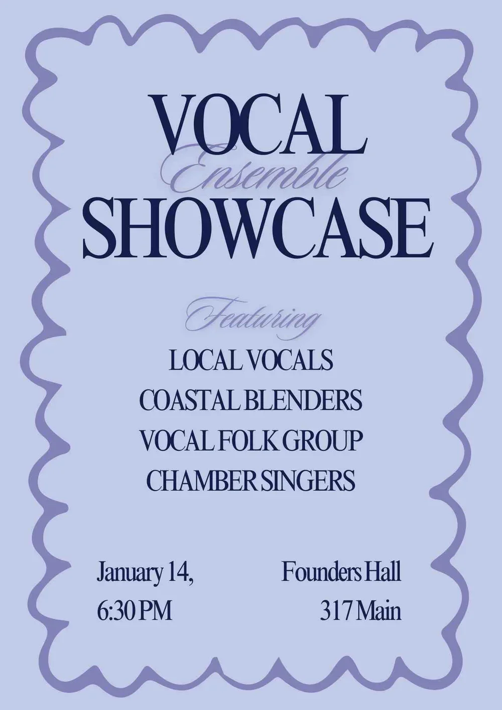 Vocal Ensemble Showcase