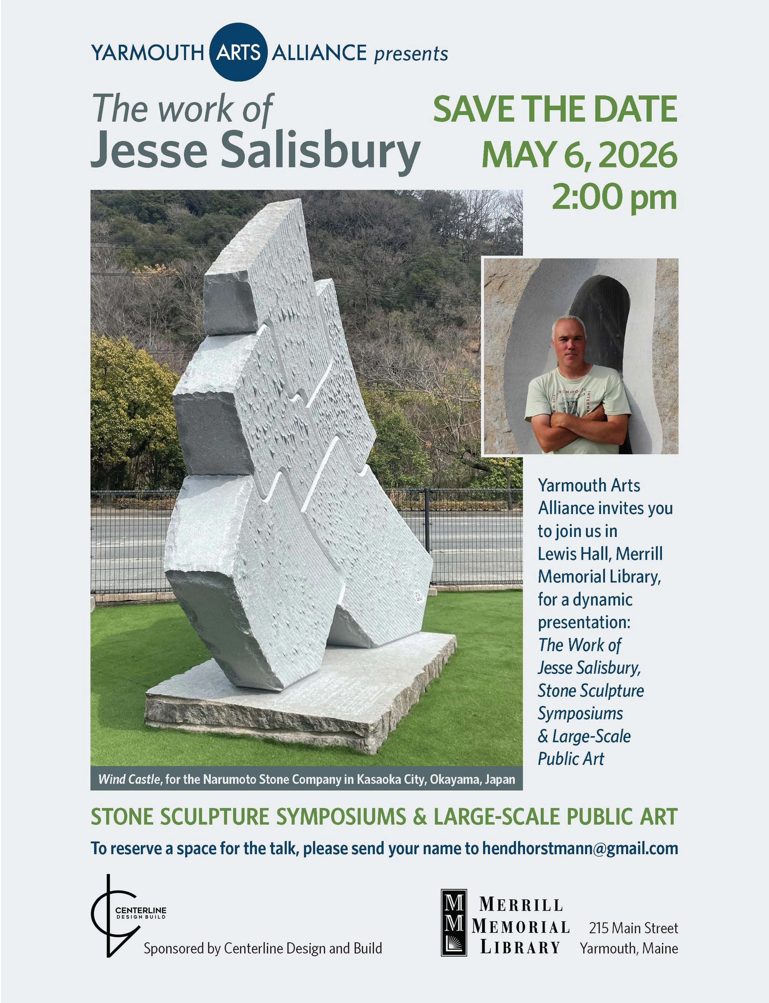 Yarmouth Arts Alliance Presents: The Work of Jesse Salisbury
