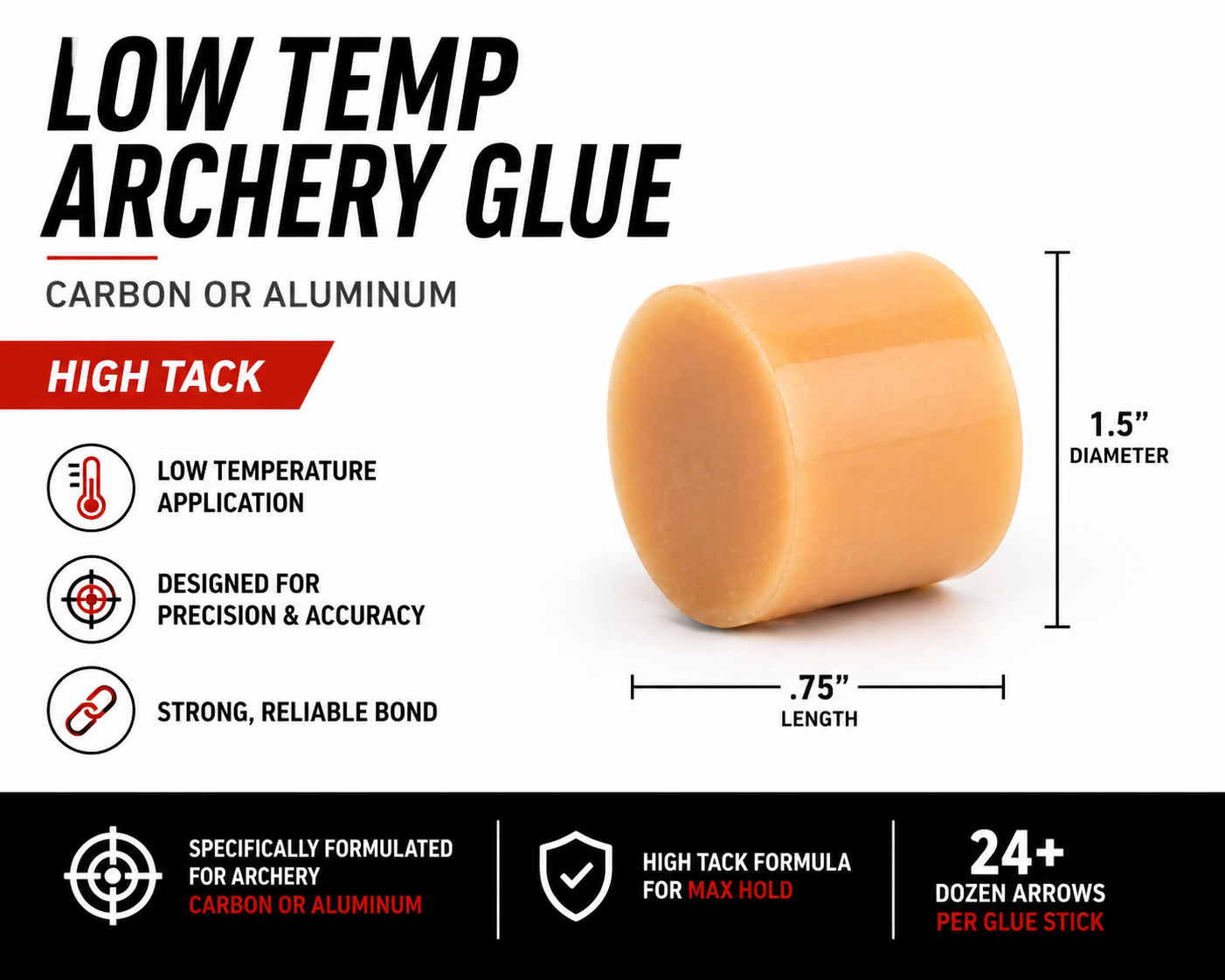 Low Temp Hot Melt Archery Glue